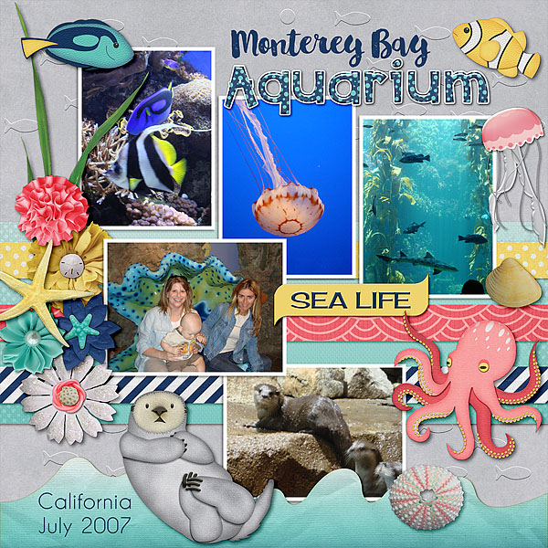 Monterey Bay Aquarium – Magical Scraps Galore